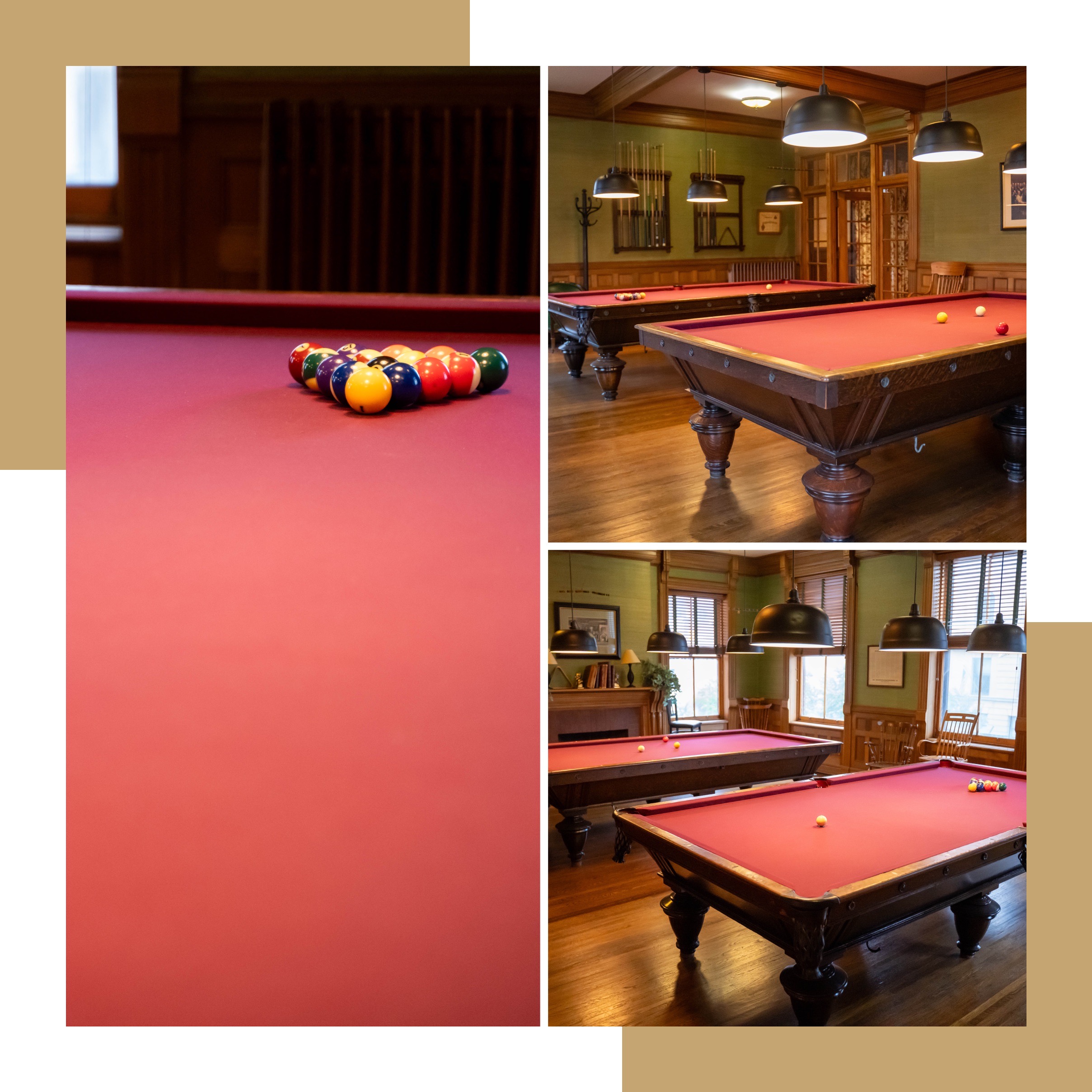 Fort Schuyler Club Tour The Billiards Room