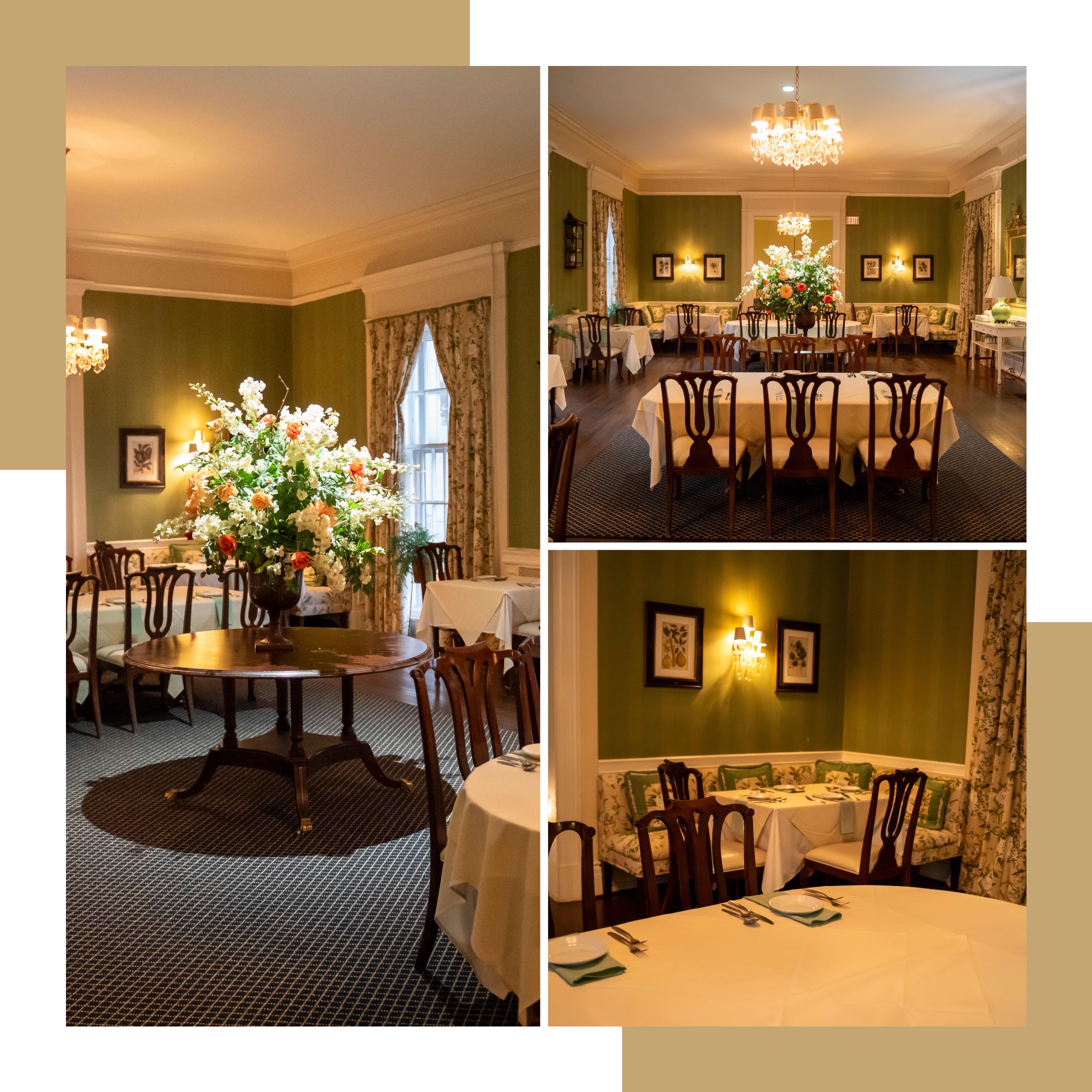 Fort Schuyler Club Tour The Formal Dining Area